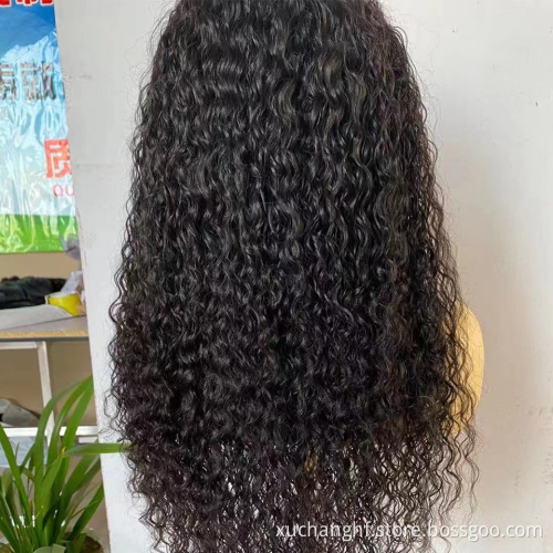 Raw Indian Hair Vendors Woman's Hair Virgin Cuticle Aligned Hair Hd Lace Wig Kinky Curly Wigs 360 Lace Frontal Wig